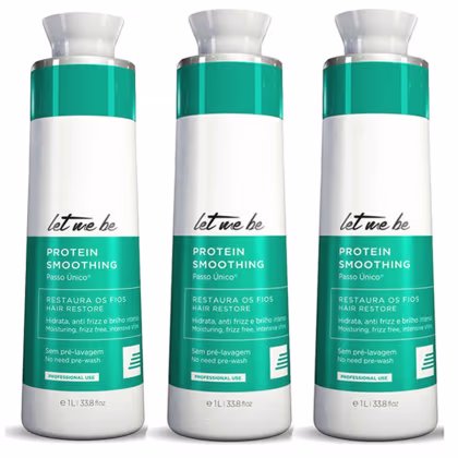 Imagem do produto Kit 03 Prograssiva Passo Único Smoothing Let Me Be 1L