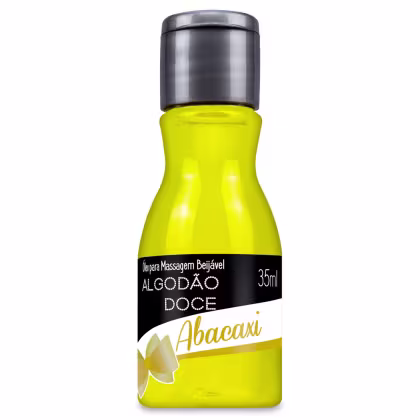 Imagem do produto Gel Térmico Beijável Algodão Doce Sabor Abacaxi HOT - Sexo Oral 35ml - La Pimienta