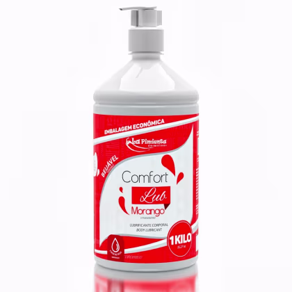 Imagem do produto Lubrificante Corporal 1Kg Comfort LUB Morango -  La Pimienta Exageradamente Grande