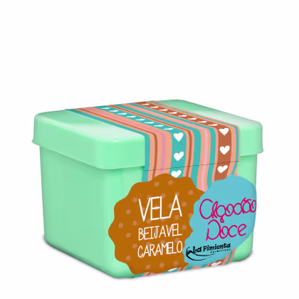 Imagem do produto Vela Beijável Algodão Doce Sabor Caramelo - 50g La Pimienta
