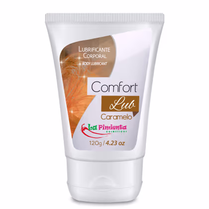 Imagem do produto Gel Comfort Lub Lubrificante Beijável - Caramelo 120g La Pimienta