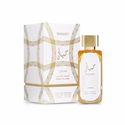 Imagem do produto Perfume Árabe Hayaati Gold Elixir Lattafa Eau de Parfum 100ml