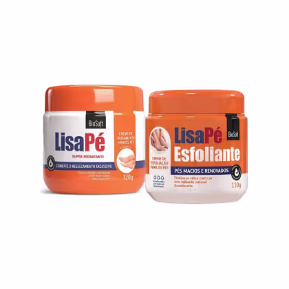 Imagem do produto Kit Lisapé Bio Soft Esfoliante + Hidratante Lisapé Bio Soft