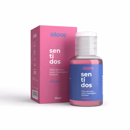 Imagem do produto Óleo Beijável Olove Sentidos Chiclete Hot - 30 ml