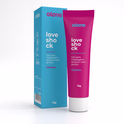 Imagem do produto Gel Excitante Beijável Loveshock Chiclete Olove -  15 g