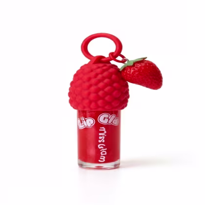 Imagem do produto Gloss Labial com Chaveiro Morango Miss Glam Edição Especial Cor Vermelho