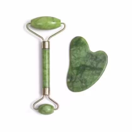Imagem do produto Rolo Pedra Jade Massageador Facial Anti Rugas