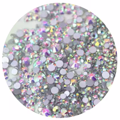 Imagem do produto Strass Pedrinhas Prata Fruta Cor 3g