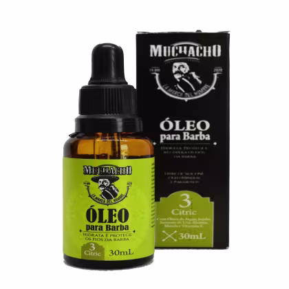 Óleo para Barba Muchacho Cosméticos Citric de 30ml
