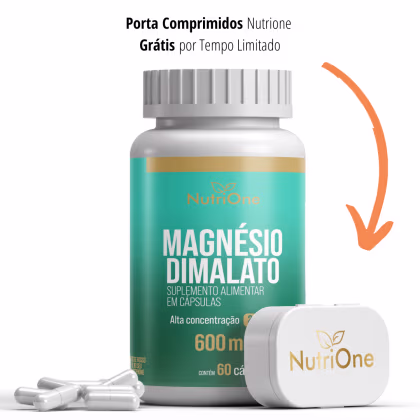 Imagem do produto Magnésio Dimalato Puro Alta Concentração 60 Caps - Nutrione