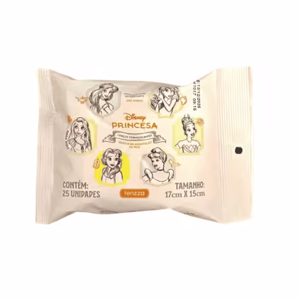 Imagem do produto Lenço Demaquilante Princesas Fenzza