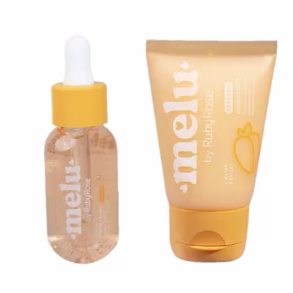 Imagem do produto Kit Sérum + Creme facial Melu by Ruby Rose Tipo:Hidratante/Pêssego