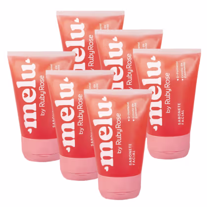 Imagem do produto Kit Box Sabonete Facial Melu by Ruby Rose 6 unidades Aroma:Morango