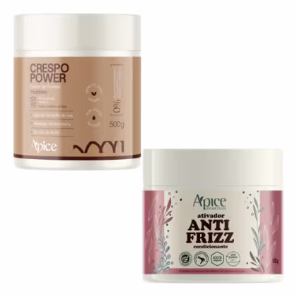 Imagem do produto Kit Apice Creme De Pentear Crespo Power + Ativador Antifrizz