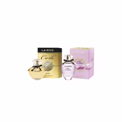 Imagem do produto Kit Perfume Cash Woman 90ml + In Flames Edp 90ml La Rive
