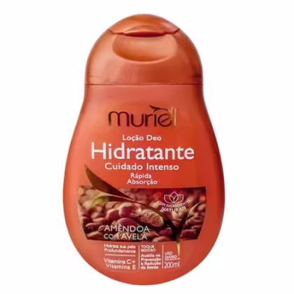 Imagem do produto MURIEL LOÇÃO DEO HIDRATANTE CUIDADO INTENSO 200ML TIPO:AMENDOA COM AVELÃ