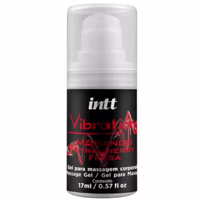 Imagem do produto Gel Beijavel Vibration Power Extra Forte Morango 17ml Intt - 2 un