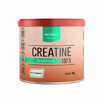 Suplemento Alimentar em Pó Nutrify Creatine Monohidratada 100% 300g.