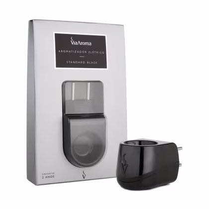 Imagem do produto Via Aroma Standard Black - Aromatizador Elétrico Bivolt