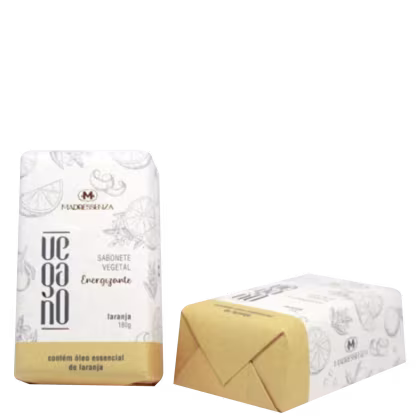 Imagem do produto Madressenza Vegano Exergizante Laranja - Sabonete em Barra 180g