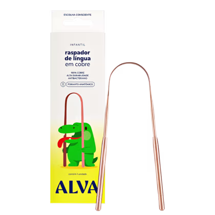 Imagem do produto Alva Infantil Cobre - Raspador de Língua