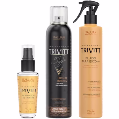 Imagem do produto Kit Itallian Hairtech Professional Trivitt Style (3 Produtos)