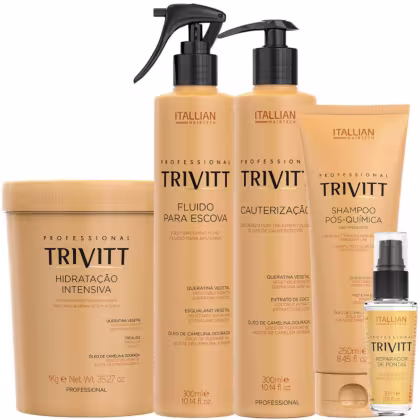 Imagem do produto Kit Itallian Hairtech Professional Trivitt Cabelos Reparados (5 Produtos)