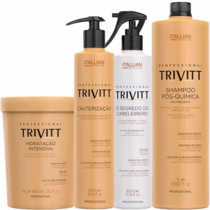 Imagem do produto Kit Itallian Hairtech Professional Trivitt Intensivo (4 Produtos)