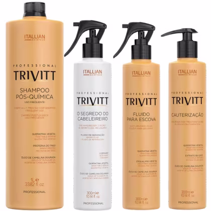 Imagem do produto Kit Itallian Hairtech Professional Trivitt O Segredo do Cabeleireiro (4 Produtos)