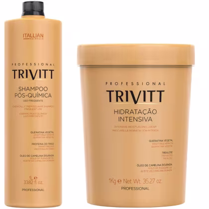 Imagem do produto Kit Itallian Hairtech Professional Trivitt Hidratação Intensiva Duo (2 Produtos)