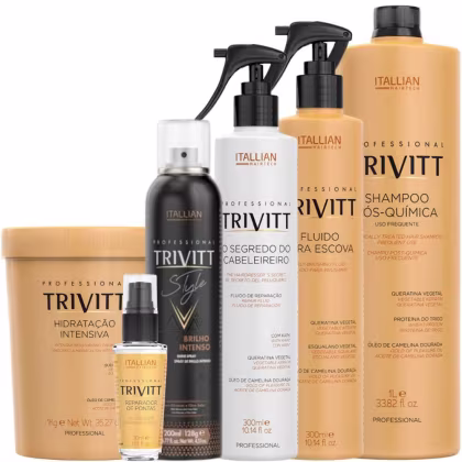 Imagem do produto Kit Itallian Hairtech Professional Trivitt Reconstrução (6 Produtos)