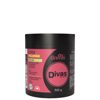 Imagem do produto Griffus Divas do Brasil Super Volumão - Máscara Capilar 500g