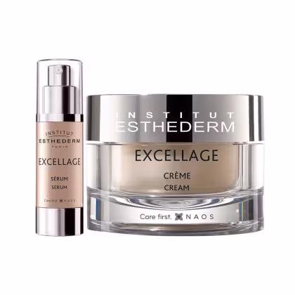 Imagem do produto Kit Facial Esthederm Excellage - Creme Anti-Idade 50ml e Sérum 30ml