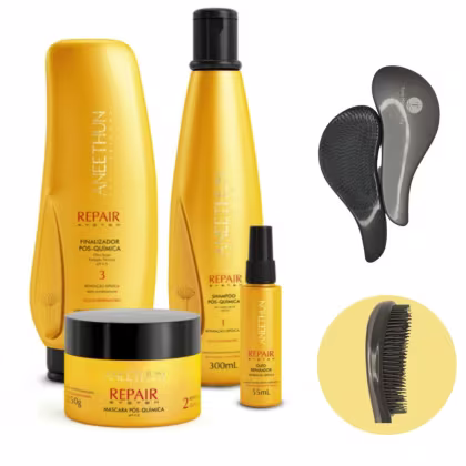 Imagem do produto Kit Aneethun Repair System Pós-Química Quinteto (5 Produtos)