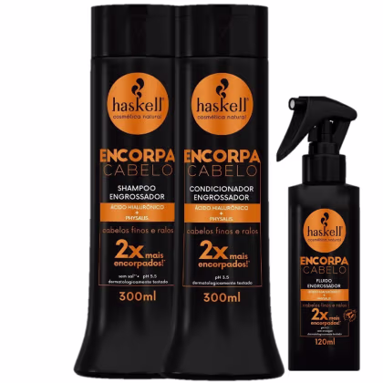 Imagem do produto Kit Haskell Encorpa Cabelo (3 Produtos)