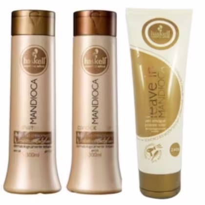 Imagem do produto Kit Haskell Mandioca Trio Treatment (3 Produtos)