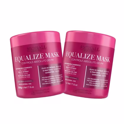 Imagem do produto Kit Prohall Cosmetic Equalize Mask - Máscara Capilar (2 Unidades)