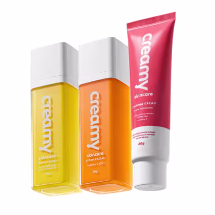 Imagem do produto Kit Creamy Lático + Vitamina C + Calming Cream (3 produtos)
