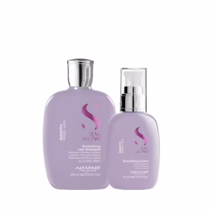 Imagem do produto Kit Alfaparf Semi Di Lino Smoothing Rebel Hair Duo (2 Produtos)