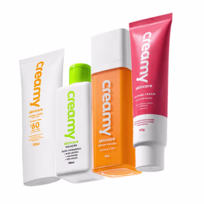Imagem do produto Kit Creamy Vitamina C Tranexâmico Calming FPS 60 (4 Produtos)