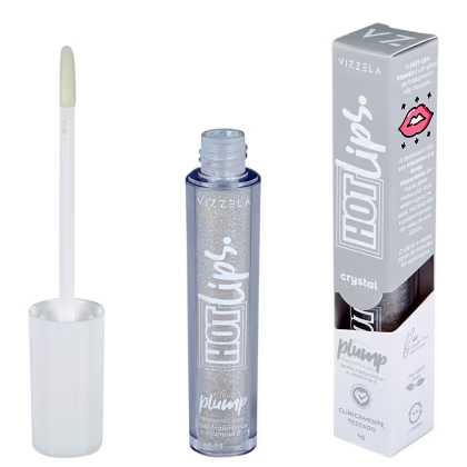 Imagem do produto Vizzela Cosméticos Hot Lips Crystal - Gloss Labial 4g