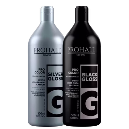 Imagem do produto Kit Matizador Prohall Efeito Loiro Cinza + Loiro Branco