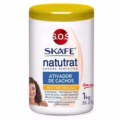 Imagem do produto Skafe Natutrat SOS Ativador de Cachos Reconstrução 1kg