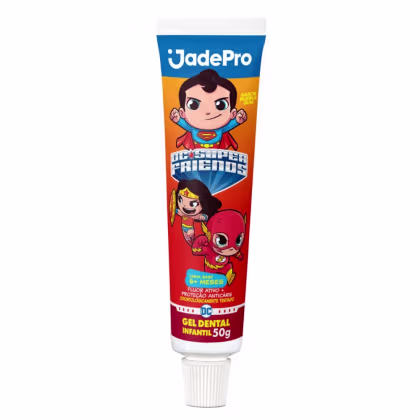 Imagem do produto Creme Dental Infantil Jadefrog Super Friends Bubble Gum 50gr 475