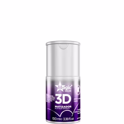 Imagem do produto Magic Color 3D Matizador Platinum Branco - Máscara Matizadora 100ml