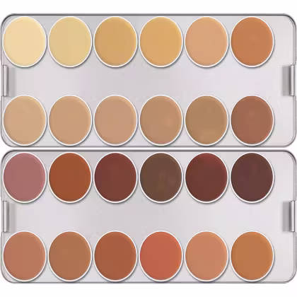 Imagem do produto Kryolan Dermacolor K 24 Cores - Paleta de Corretivo 80g