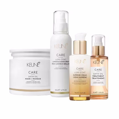 Imagem do produto Kit Keune Satin Oil Mask Lumi Coat Supreme (4 Produtos)