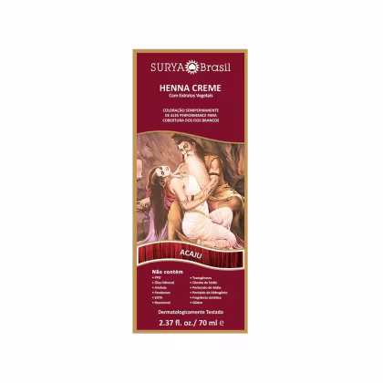 Imagem do produto Henna Creme Natural Surya Acaju