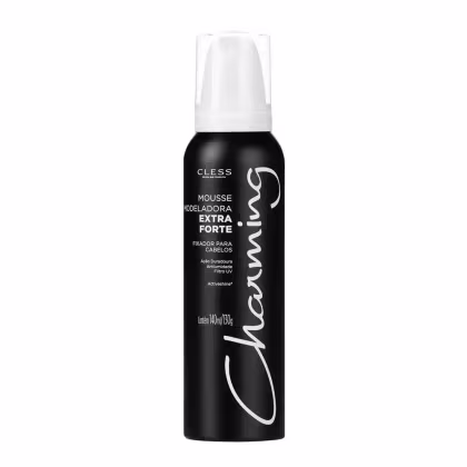 Imagem do produto Cless Charming Black Extra Forte - Mousse Modeladora 140ml