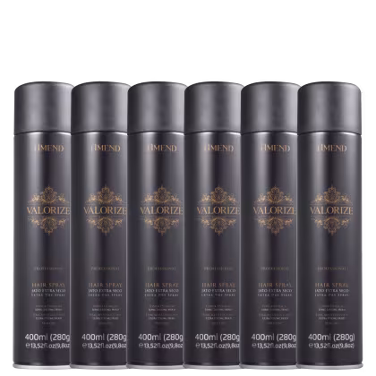 Imagem do produto Kit Amend Valorize Hair Spray Profissional Ultra Forte (6 Unidades)
